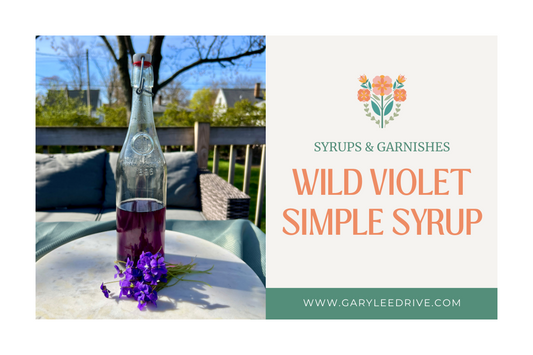 Wild Violet Simple Syrup